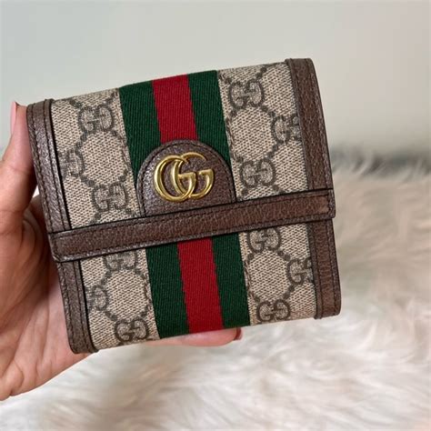 gucci trademark flap french wallet|Gucci Ophidia Gg French Flap Wallet .